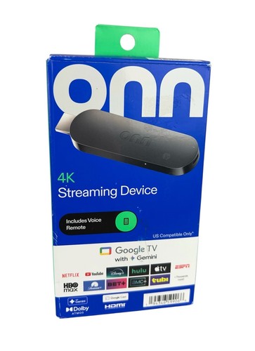 New onn streaming device - 4k,