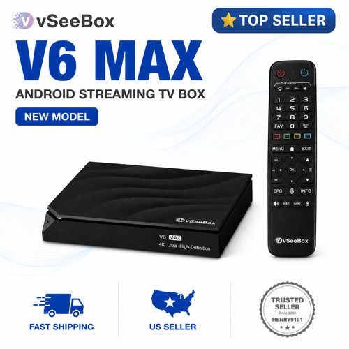 Vseebox max uhd android tv - uhd,